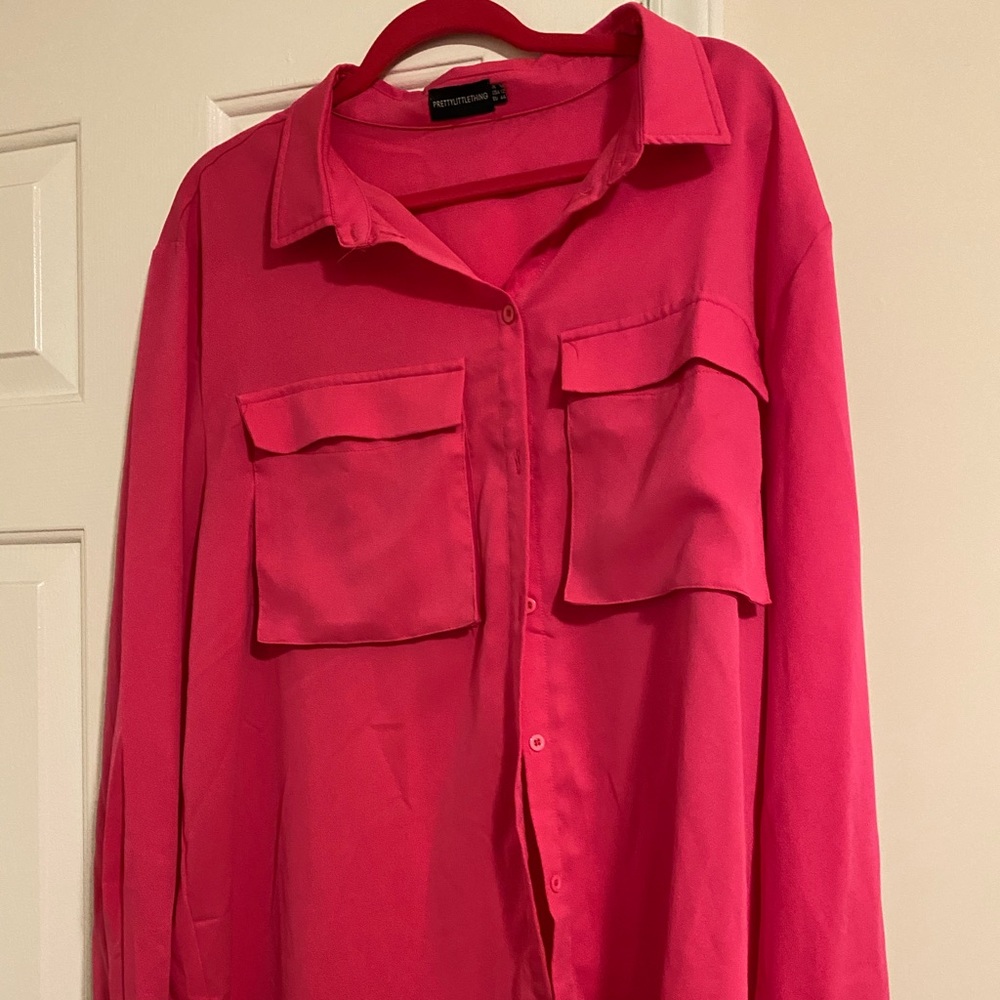 Hot Pink Blouse